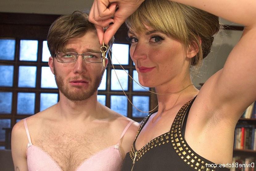 22P Mona Wales femdom cuckholds and humiliates new hubby Patrick Knight and hires a 