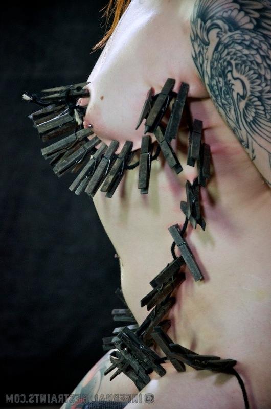16P Mollie Rose is bound in chains and put on a sybian machine