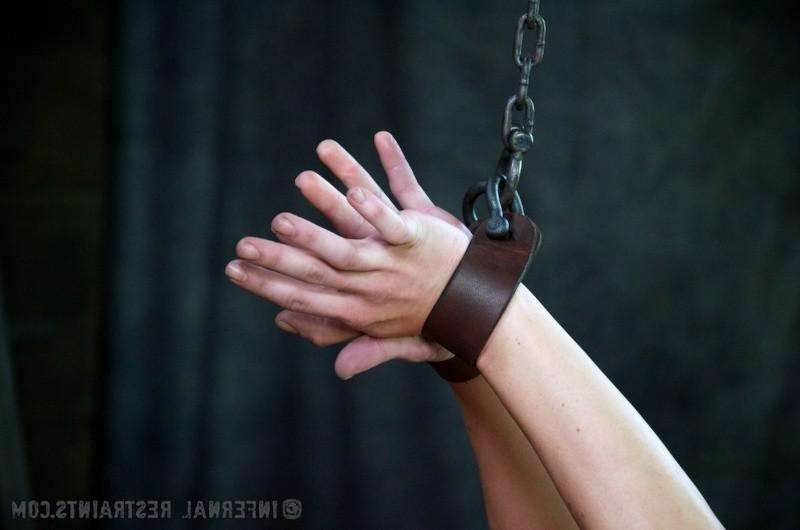16P Mia Gold is bound in different positions with kinky sex toys