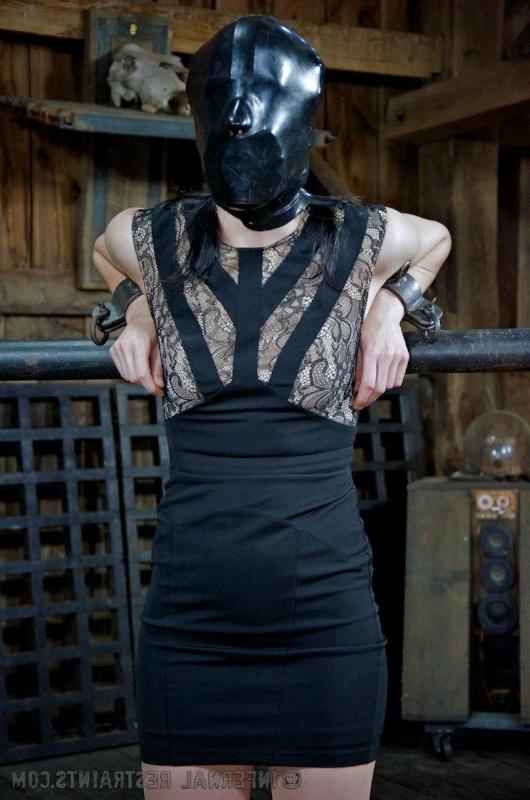 16P Elise Graves bound upside down with kinky toys making her scream