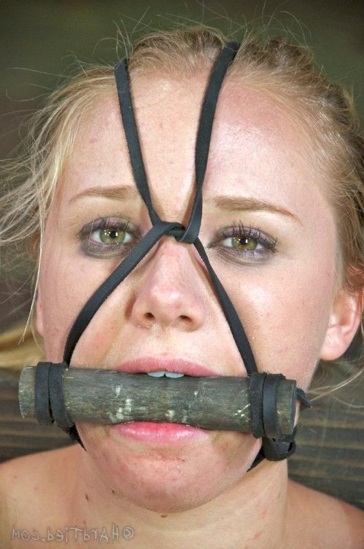 16P Tracey Sweet bound beautiful blonde is electro toyed to orgasm