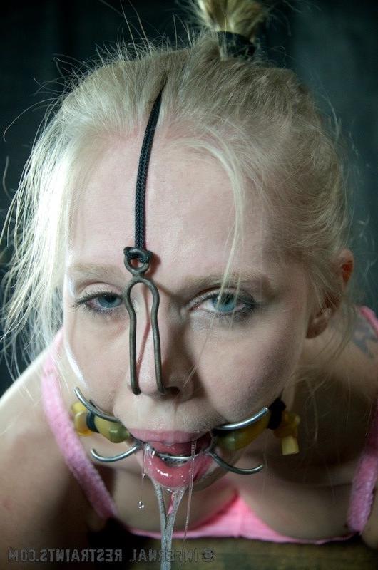 16P Tracey Sweet and Sarah blondes ballgagged and bound together