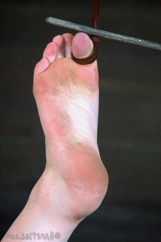 16P Tegan Mohr stripped naked and rope bound in different positions