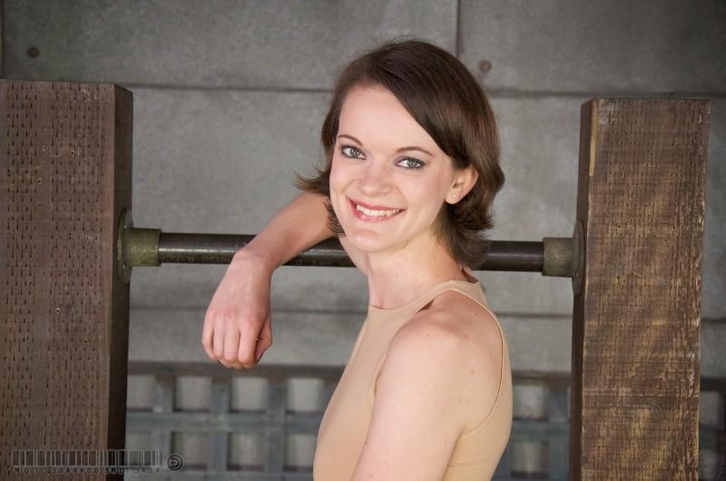 16P Hazel Hypnotic is bound in rope her shaved pussy vibrated to orgasm
