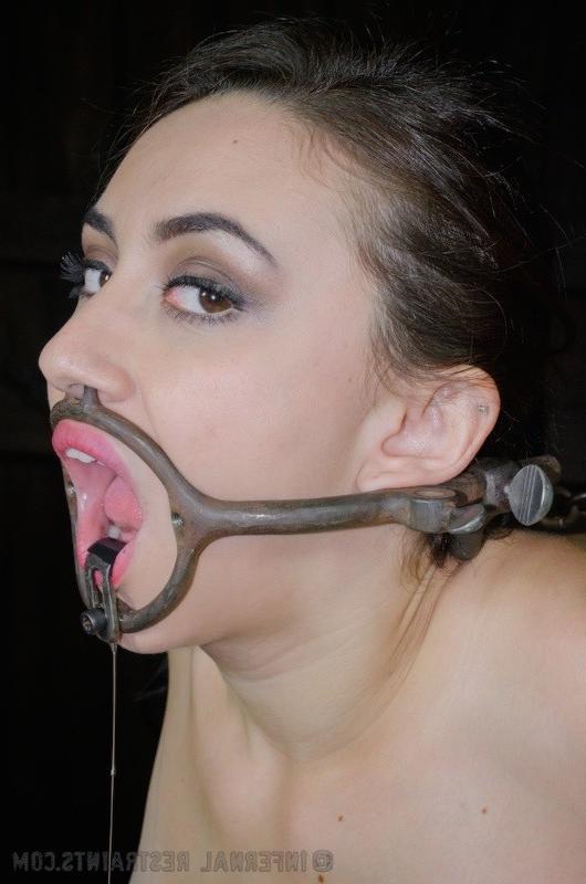 16P Mandy Muse kinky stockings maid is bound and toy fucked in her pussy