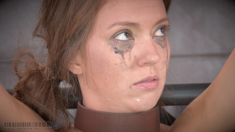 16P Maddy OReilly is rope bound in dungeon and mouth fucked