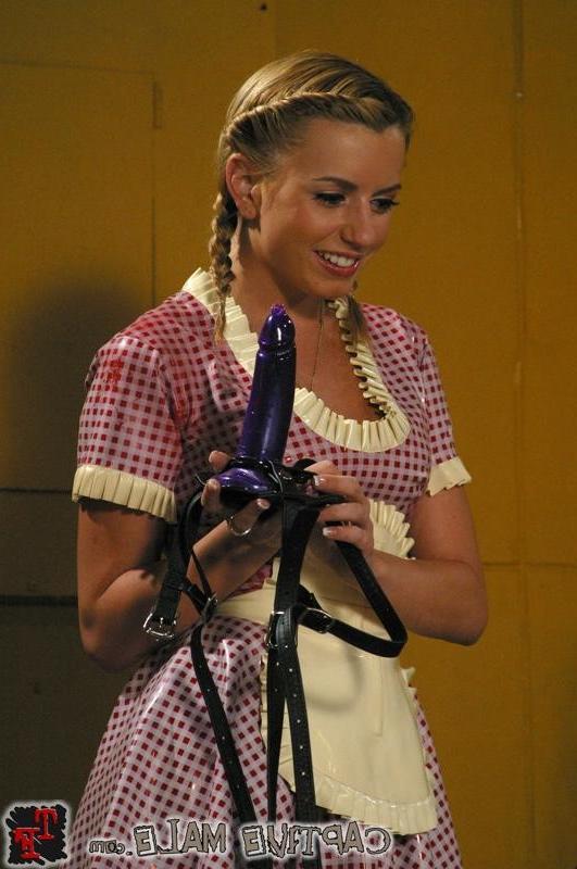 18P Dominant Maid Lexi Belle has Daniel bound spanked and straponed