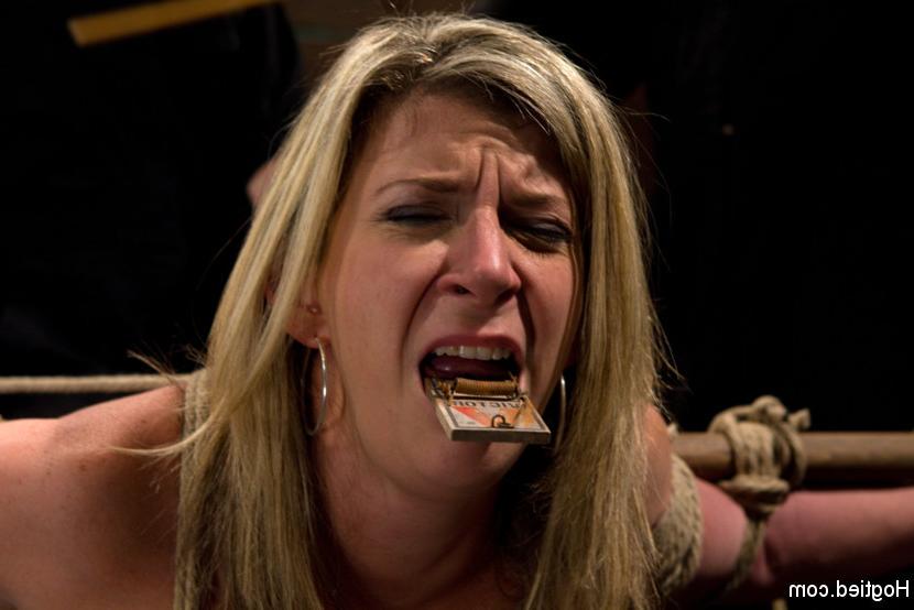 15P Sara Jay rope bound blonde pornstar milf with huge ee tits