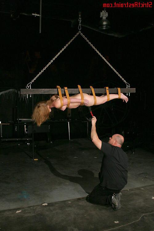 15P Alice Strange begging to be dominated while bound in chains