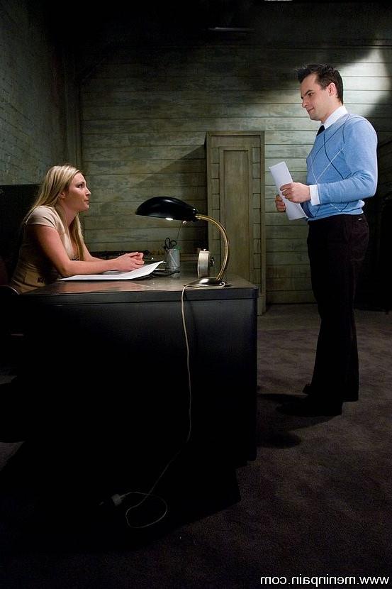 15P Bound Office Male humiliated and analy straponed by Mistress