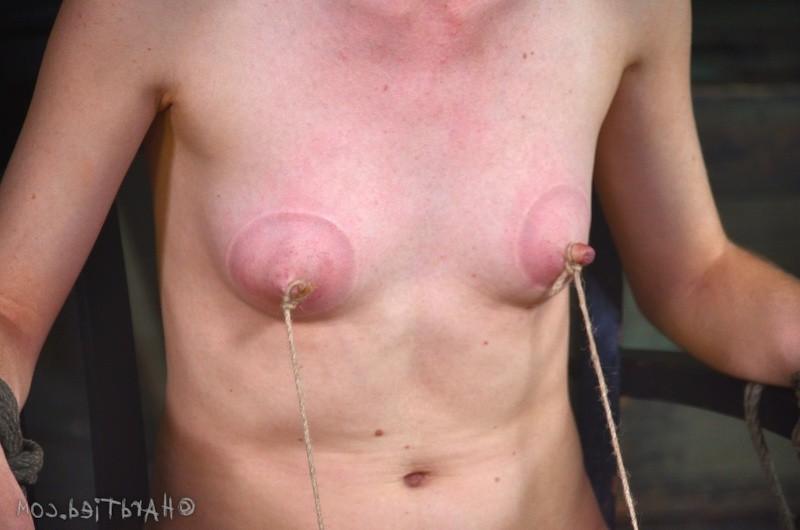 16P Emma Haize is bound in spread and sextoys made to orgasm