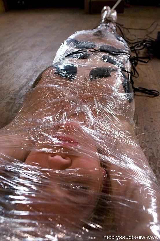 15P Blonde subgirl Rain Degre gets bound wired and fucked for orgasm