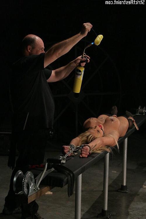 15P Shyla Stylez with massive tits bound in restrains ass flogged