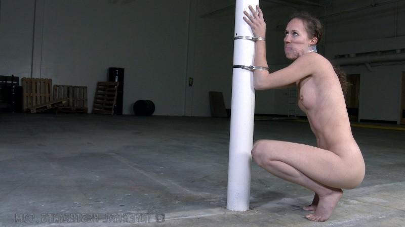 16P Bonnie Day is handcuff bound on a toiet and humiliated
