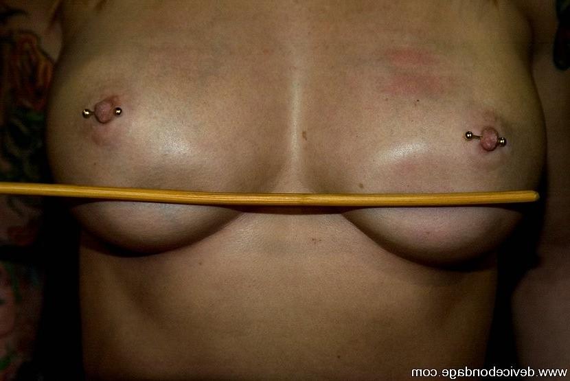 15P Scarlett Pain gets spanked while strap bound and ball gaged