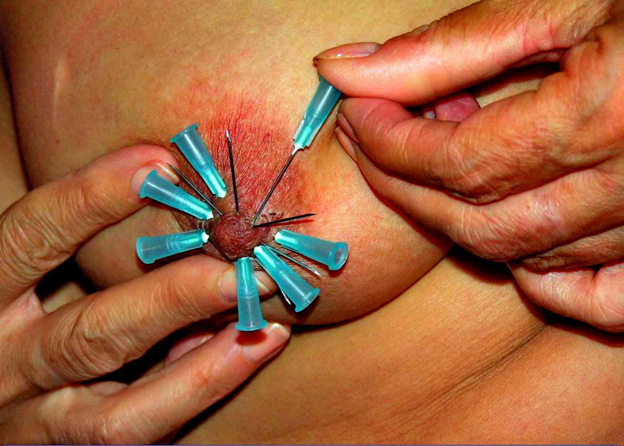 16P Amateur tit torture and extreme bdsm of ebony slave girl in needle punishments a
