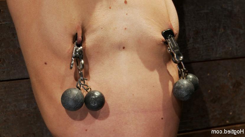 15P Tiny sexy blond with big nipples  a tight ass suffer in brutal bondage.  Heavy w