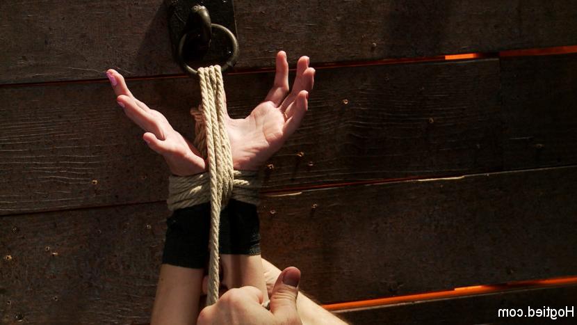 15P Tiny sexy blond with big nipples  a tight ass suffer in brutal bondage.  Heavy w