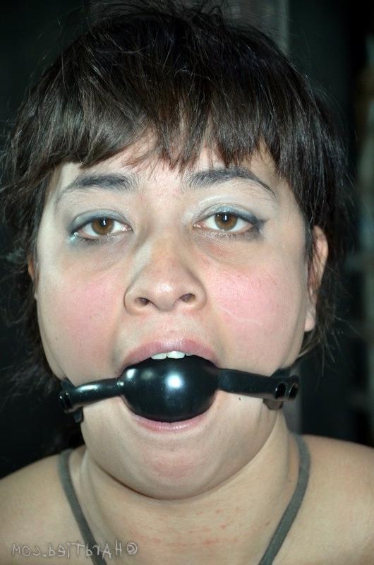 16P Siren Wolf is bound in rope and spanked with her tits clamped