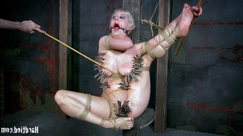 16P Extreme bondage is no problem for Cherry Torn. In fact, she loves it. Damon Pie