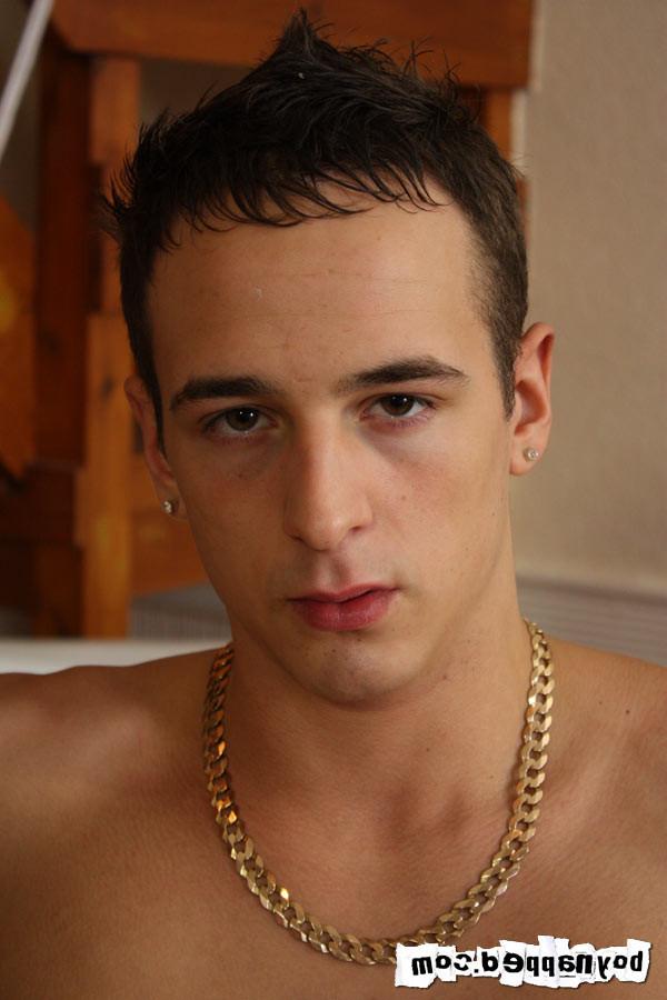 15P Sebastian had poor Luke Desmond securely restrained and was teasing his cock ...