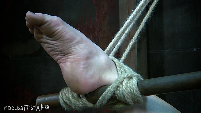 16P Nicki Blue is about to learn the true meaning of sadistic bondage. She has no c