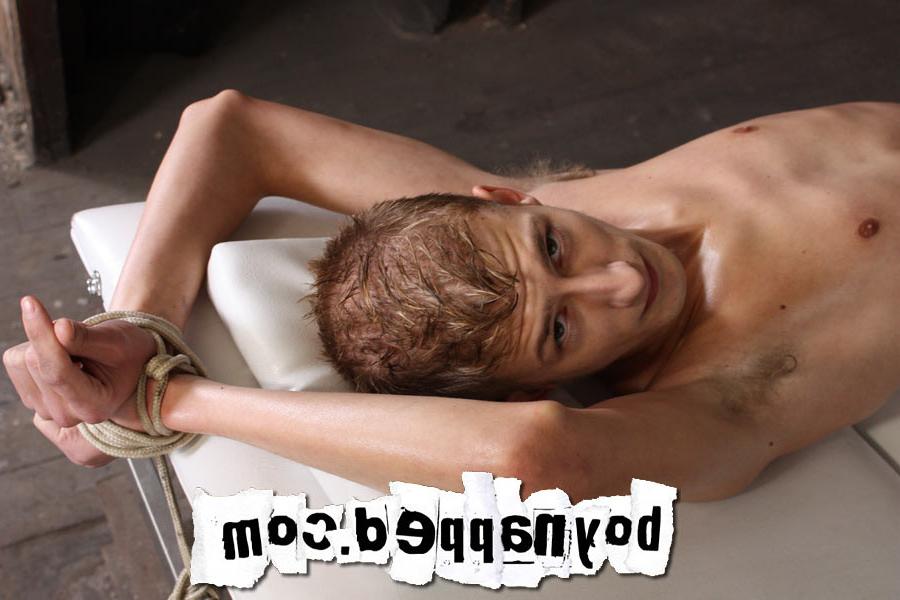 15P Anxious, tied up and vulnerable, Jamie West is left in the hands of horny ...