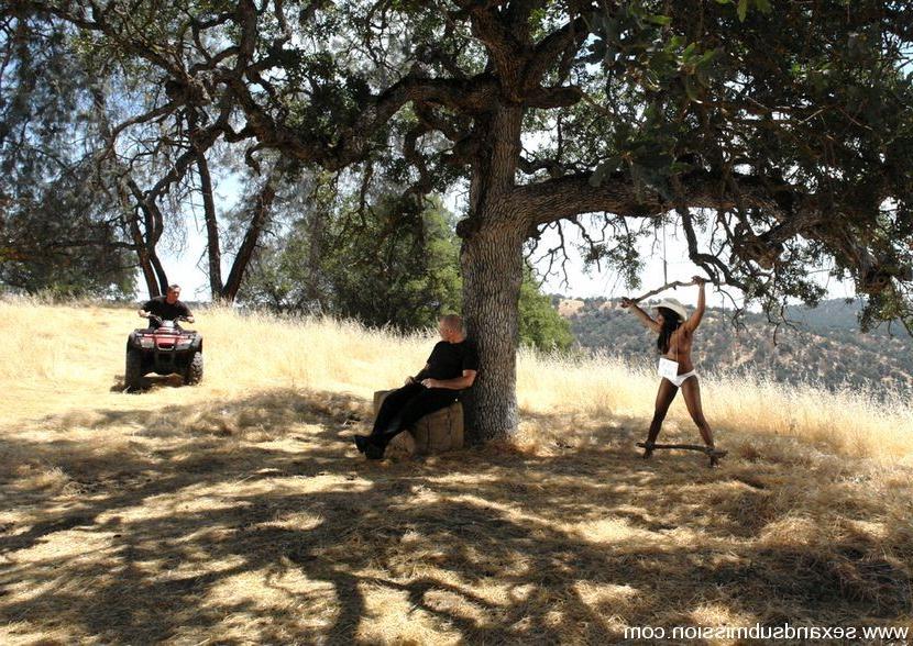 12P Interracial couple is punished, bound, and has sex with stranger