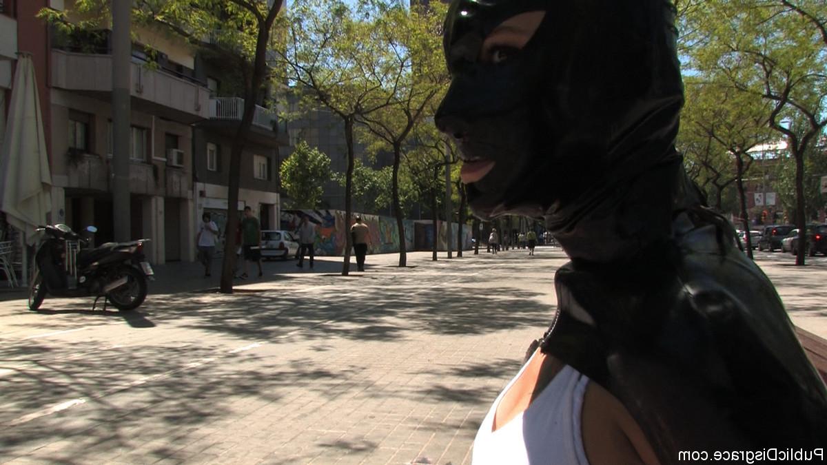 24P Babe gets disgraced, dominated, bounded and fucked in public for everyone to tou