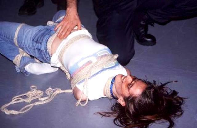 12P Hot amateur babes tied up at home by their boyfriend