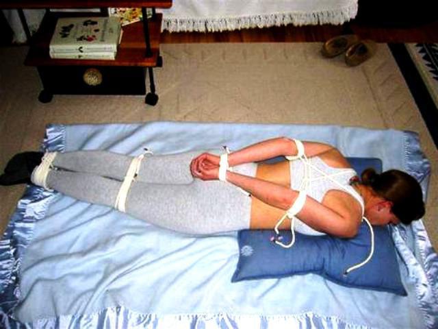 12P Hot amateur babes tied up at home by their boyfriend