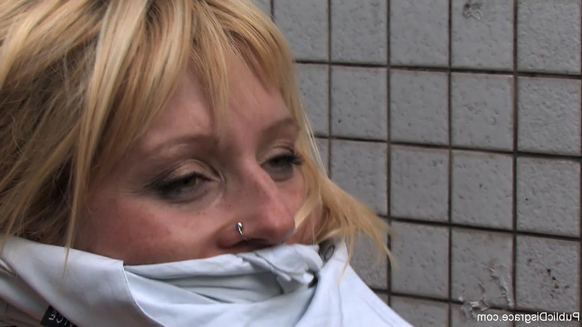 24P Babe gets disgraced, dominated, bounded and fucked in public for everyone to tou