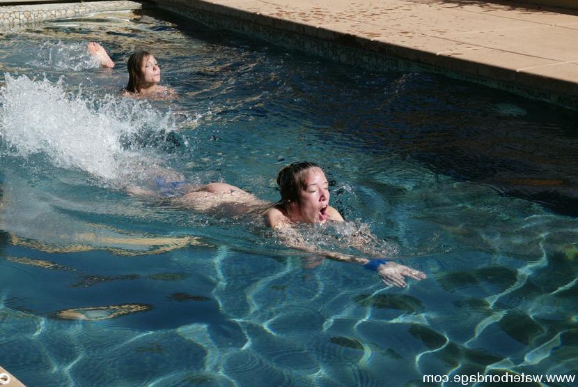15P Jade and Brooke gets water battle