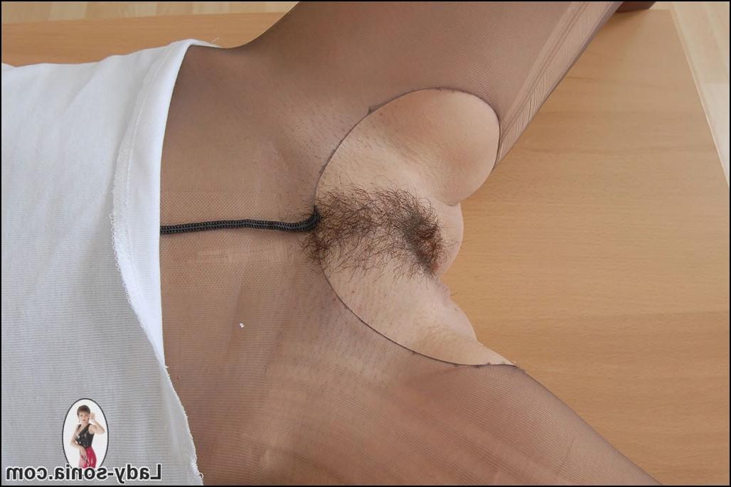 15P Lady sonia bound and gagged with pussy spread wide