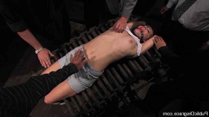 15P Two cumsluts get savagely gangbanged