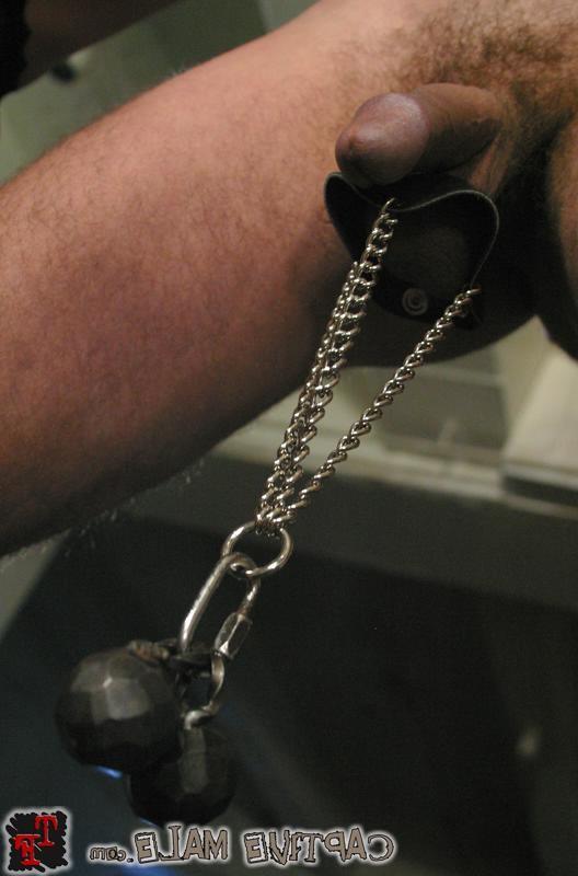 16P Male slave bound and tortured with a strap on by a femdom