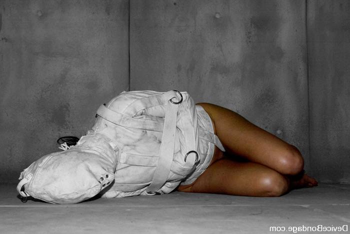 15P Innocent slave India Summer bound in a straight jacket