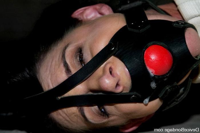 15P Innocent slave India Summer bound in a straight jacket