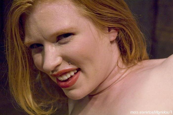 15P Madison Young bound for hard machine fucking