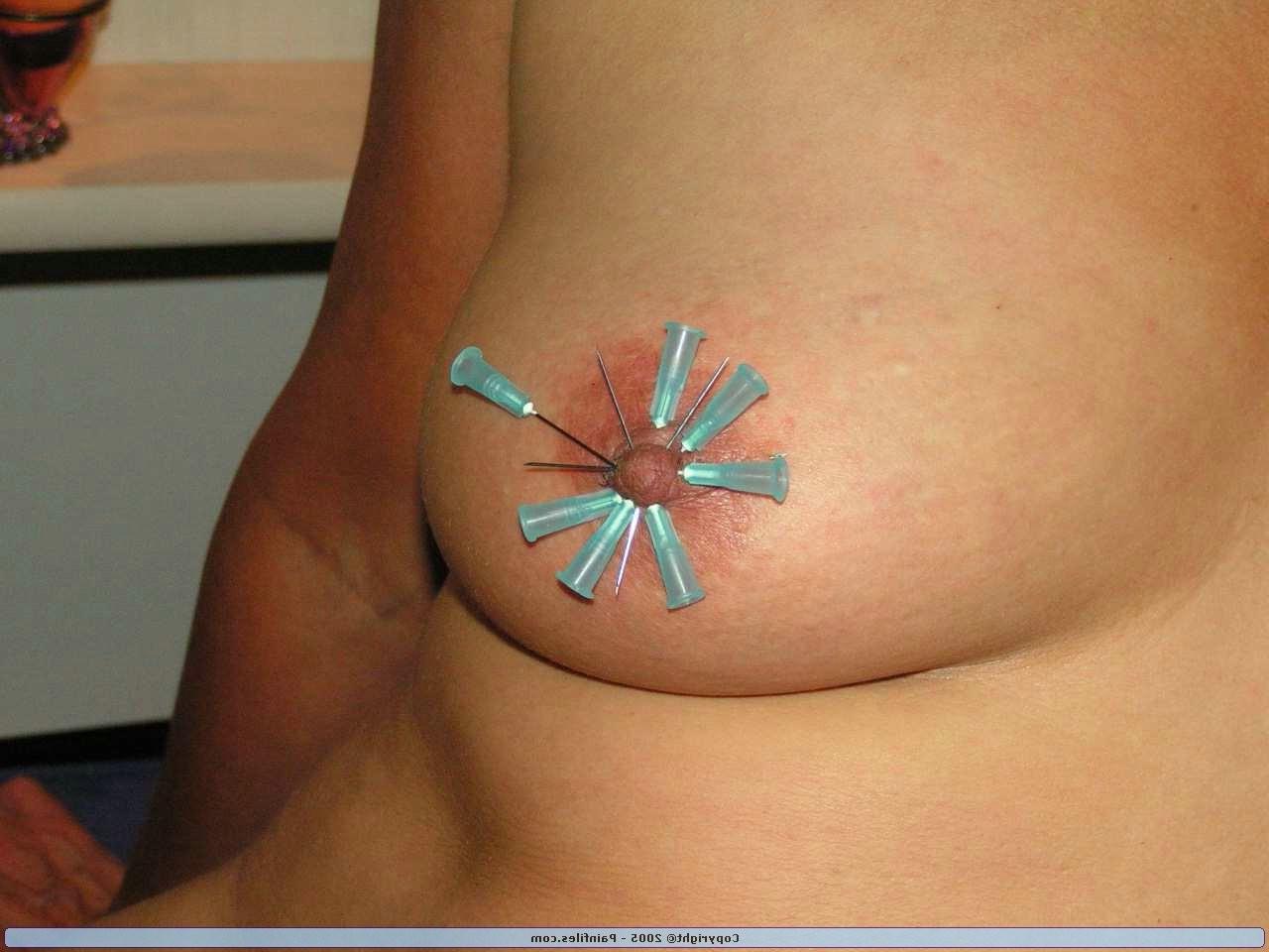 16P Slavegirls extreme breast torments and needle pain