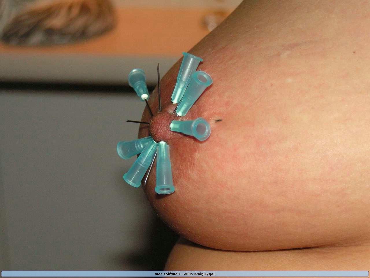 16P Slavegirls extreme breast torments and needle pain