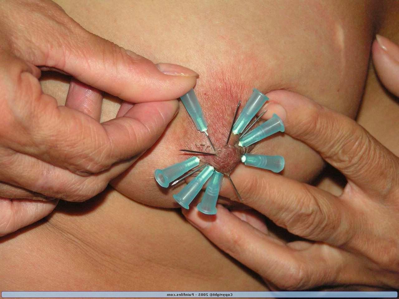 16P Slavegirls extreme breast torments and needle pain