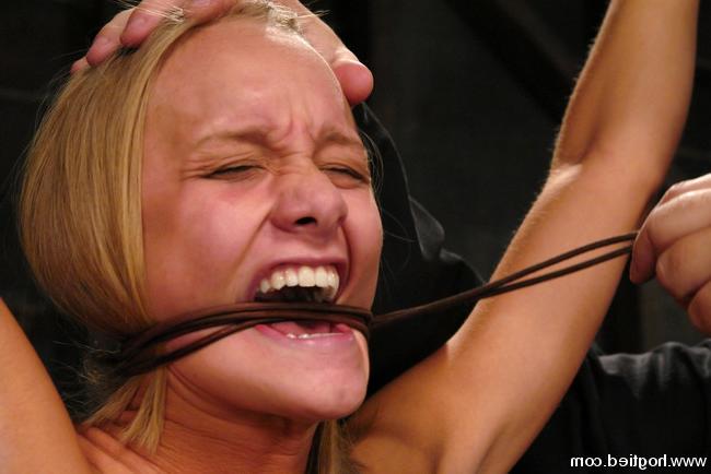 15P Teen slave girl gets bound and drilled by huge toys