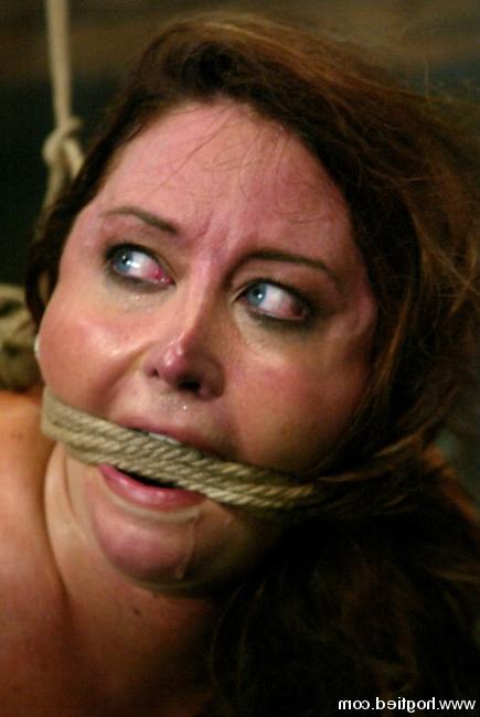 15P Big titty MILF bound and forced to cum