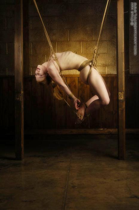 14P Madison Young is bound and suspended