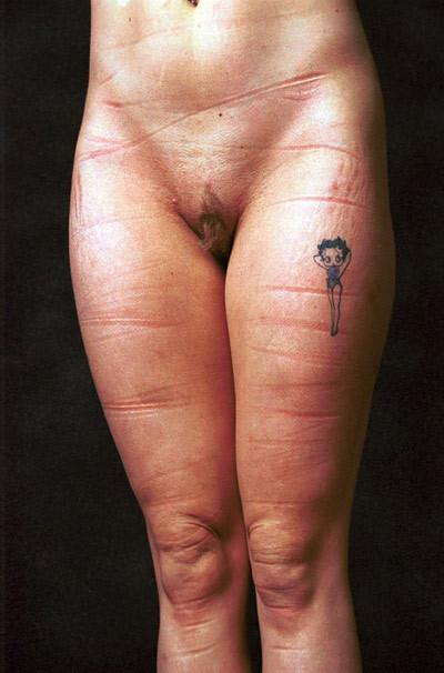 16P Bound submissive tortured with weights and clamps