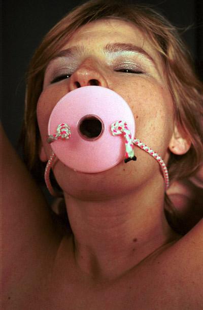 16P Bound submissive tortured with weights and clamps