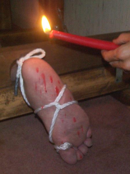 16P Sadistic femdoms tag team hapless submissive