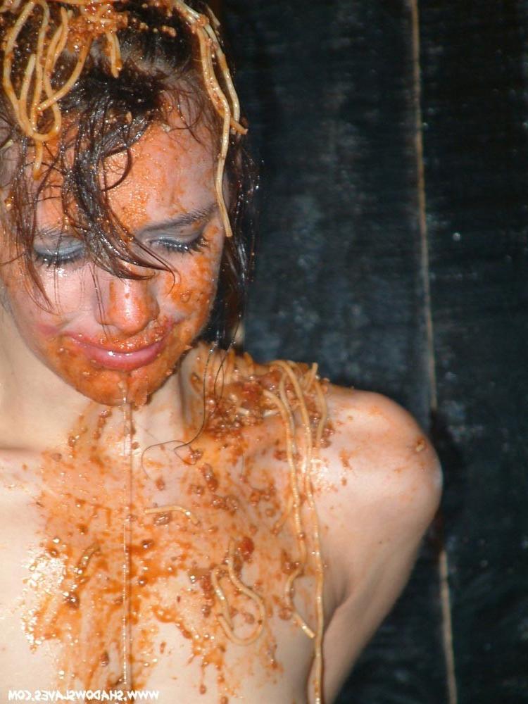 15P Messy food humiliation