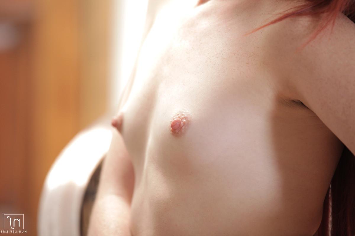 16P Redhead Elle Alexandra is so hot and horny that she has to stop 